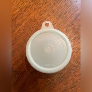 Vintage Mini Light Blue Tupperware Bowl With Clear Lid
